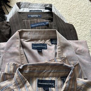 Panhandle Slim Men's Shirts in Brown and Gray